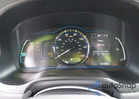 2019 Hyundai Ioniq Hybrid Blue из США, поврежденный, VIN KMHC65LC3KU179902